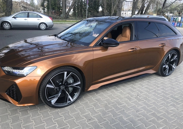 audi Audi RS6 cena 425000 przebieg: 133000, rok produkcji 2021 z Warszawa